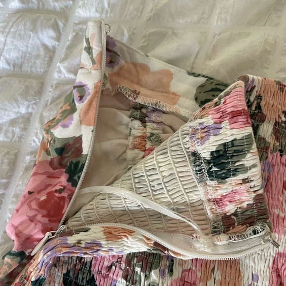 O. Vianca Floral Ruched Skirt - Picture 4 of 8